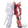 Figura banpresto zaku char's custom mobile suit gundam estrutura interna ver.a