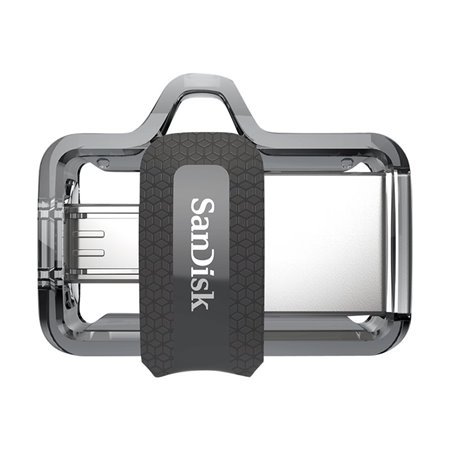 Sandisk 256gb ultra dual micro usb 3.0 stick de memória