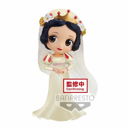 Figura banpresto q posket disney snow white estilo sonhador coleção glitter snow white vol 2