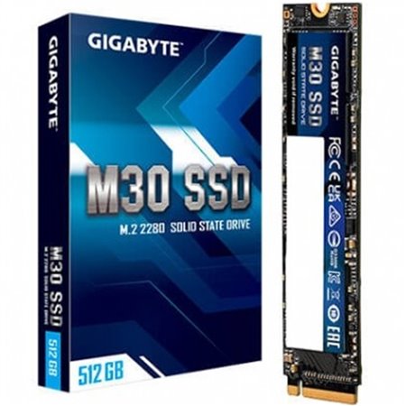 Disco rígido m2 ssd 512gb pcie3 gigabyte m30 2280 - l: 3500 mb - se: 2600 mb - s