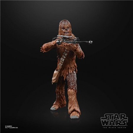 Figura hasbro star wars uma nova esperança chewbacca black series