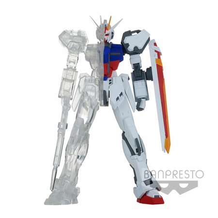 Figura banpresto mobile suit gundam seed estrutura interna gat - x105 strike arma gundam versão a