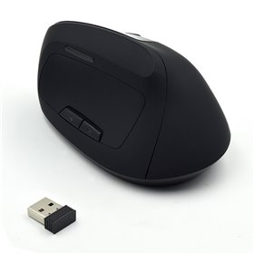 Ewent ew3158 mouse vertical ergonômico usb - 1600 dpi - preto