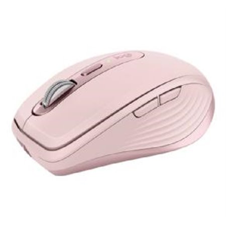 Mouse mouse logitech mx em qualquer lugar 3 sem fio e bluetooth rosa