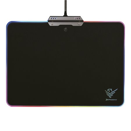 Mousepad para jogos Factor - xpad rgb preto