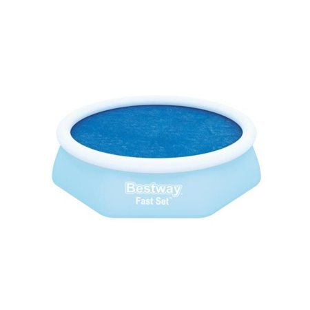 Bestway 58060 - Cobertura Solar Azul para Piscinas 8' x 26in - 2,44m x 66cm