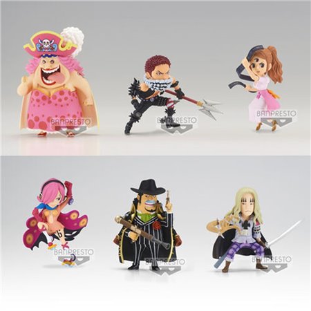 Figura banpresto mundo de uma peça colecionável os grandes piratas 100 paisagens vol 9 unidade aleatória