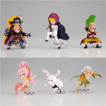 Figura banpresto mundo de uma peça colecionável os grandes piratas 100 espaços terrestres vol 7 1 unidade aleatória