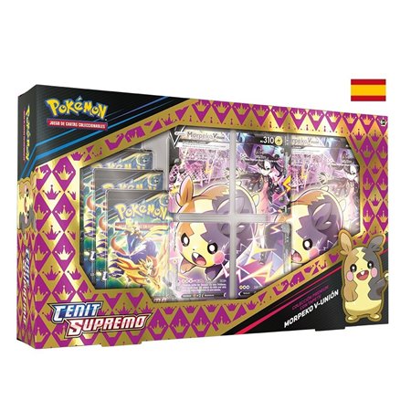 Pokemon 12.5 morpeko v - union playmat box zenith supremo espanhol