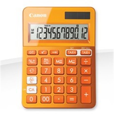 Calculadora de mesa Canon LS - 123k laranja