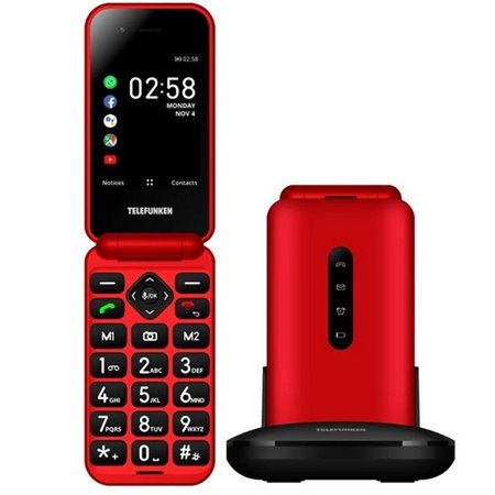 Telemóvel telefunken s740 senior phone - 4g - gps - 2,8 polegadas - kaios red