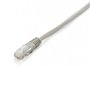 Patch cord de cabo de rede rj45 u - utp cat6 20m cinza