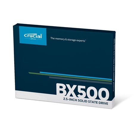 Disco rígido interno sólido HDD SSD Crucial BX500 2 TB 2,5 polegadas 3D Nand Sata 6 GB - S