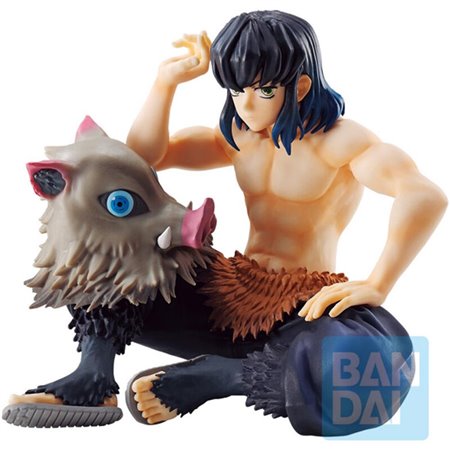 Figura bandai ichibansho demon slayer kimetsu no yaiba inosuke hashibira 10 cm exclusivo