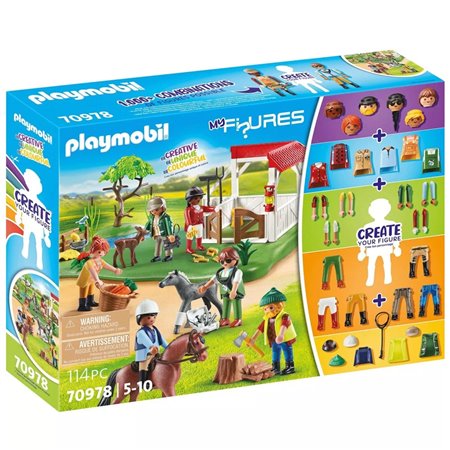 Playmobil minhas figuras : rancho de cavalos