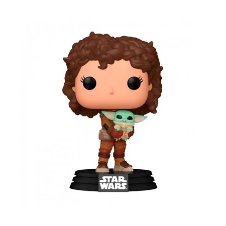 Lema do filme Funko Pop Mandalorian com Grogu 76552