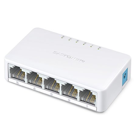 Switch mercusys ms105 5 portas - 10 - 100mbps - rj45