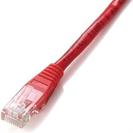 Patch cord de cabo vermelho rj45 u - utp cat6 10m vermelho