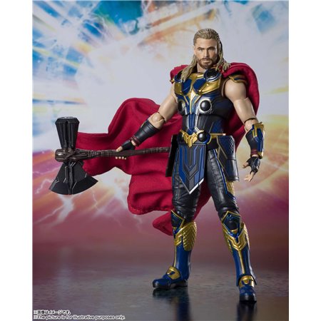 Figura tamashii nações sh figuarts maravilha thor amor e trovão poderoso thor