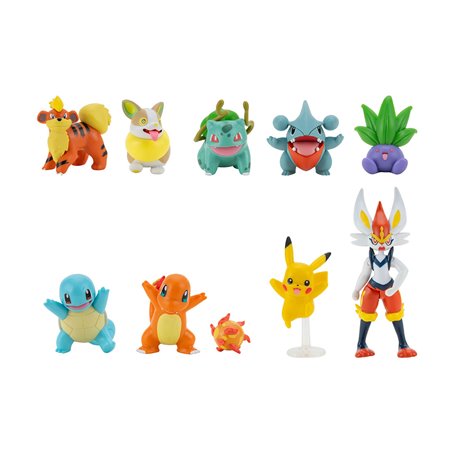 Figuras pokémon multipack 10