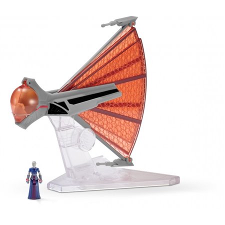 Jazzwares star wars figura navio 8cm classe ginivex starfighter e figura