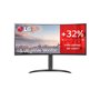 Monitor led lg ips 34wq75c - b 34 polegadas 3440 x 1440 5ms 21:9 hdmi displayport alto-falantes reg. altura