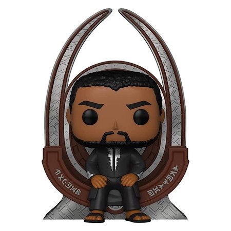 Funko Pop Pantera Negra T'Challa no Trono (1113) Dlx Exclusivo