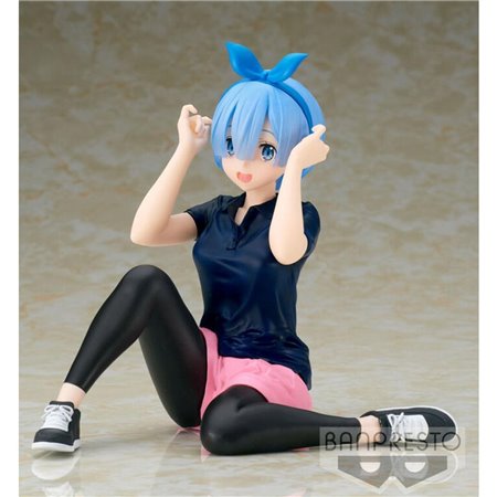 Banpresto figure re zero começando a vida em outro mundo relax time rem training