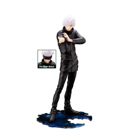 Figura kotobukiya jujutsu kaisen satoru gojo artfxj edição bônus 25 cm