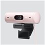 Logitech brio 500 rosa webcam full hd - usb tipo c