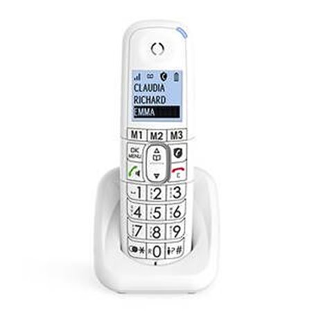 Alcatel xl785 telefone fixo sem fio branco
