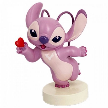 Figura enesco disney lilo & stitch - anjo com coração