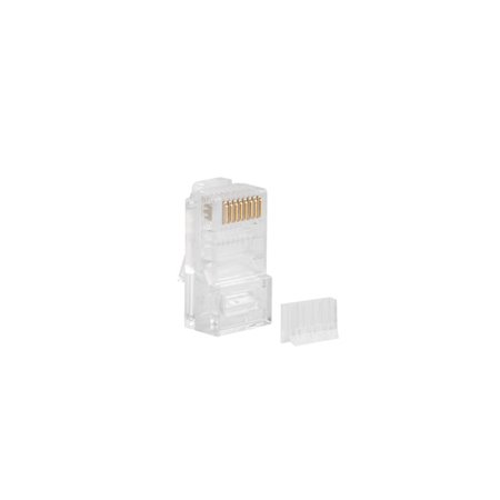 Pacote de conectores Lanberg utp 8p8c cat6 100 unidades