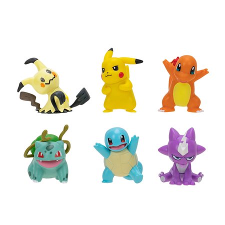 Figuras pokémon multipack 6