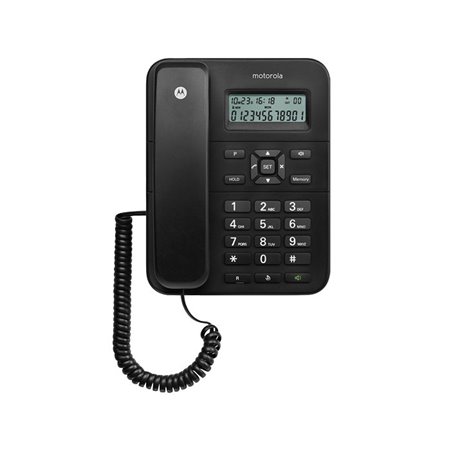 Motorola ct202 telefone preto com display