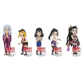 Figura banpresto world colecionável matador de demônios kimetsu no yaiba 1 unidade aleatória vol 9