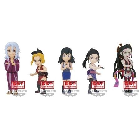 Figura banpresto world colecionável matador de demônios kimetsu no yaiba 1 unidade aleatória vol 9