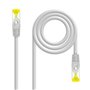 Patch cord cabo de rede lszh - sftp cat.6a rj45 nanocable 1m cinza