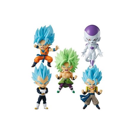 Conjunto de figuras bandai chibi masters dragon ball z 12 unidades com display de edição limitada