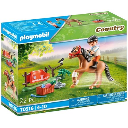 Playmobil pônei colecionável connemara