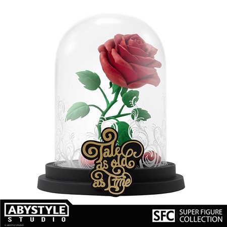 Figura abystyle studio disney a bela e a fera - ''a rosa encantada''