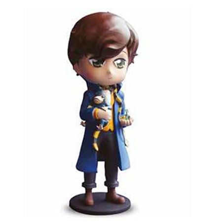 Figura plastoy harry potter animais fantásticos e onde encontrá-los newt scamander mundo mágico