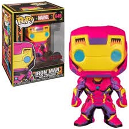 Funko Pop Marvel Black Light Ironman Multicolor 48846