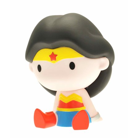 Figura cofrinho plastoy dc comics mulher maravilha liga da justiça pvc