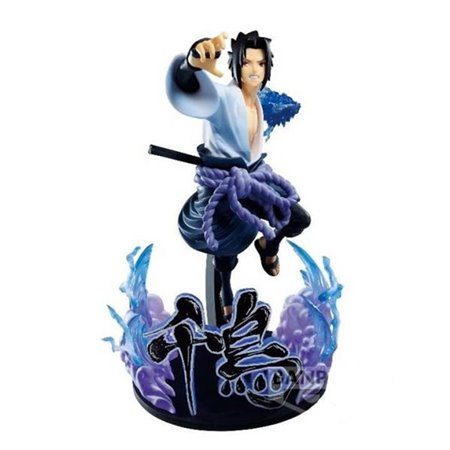 Figura banpresto naruto shippuden vibração estrelas sasuke uchiha versão especial 20cm