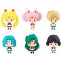 Pacote de 6 figuras megahouse chokorin mascote Sailor Moon vol 2