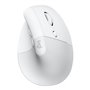 Mouse mouse vertical logitech lift para mac 6 botões 4000 dpi sem fio sem fio osso branco