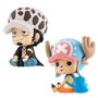 Pacote de 2 figuras megahouse uma peça procure trafalgar d law & tony tony chopper com presentes surpresa