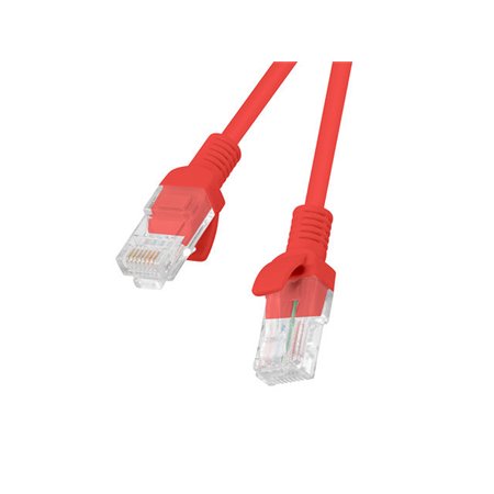 Lanberg patch cord cat.6 utp 0,5m vermelho