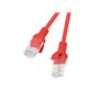 Lanberg patch cord cat.6 utp 0,5m vermelho